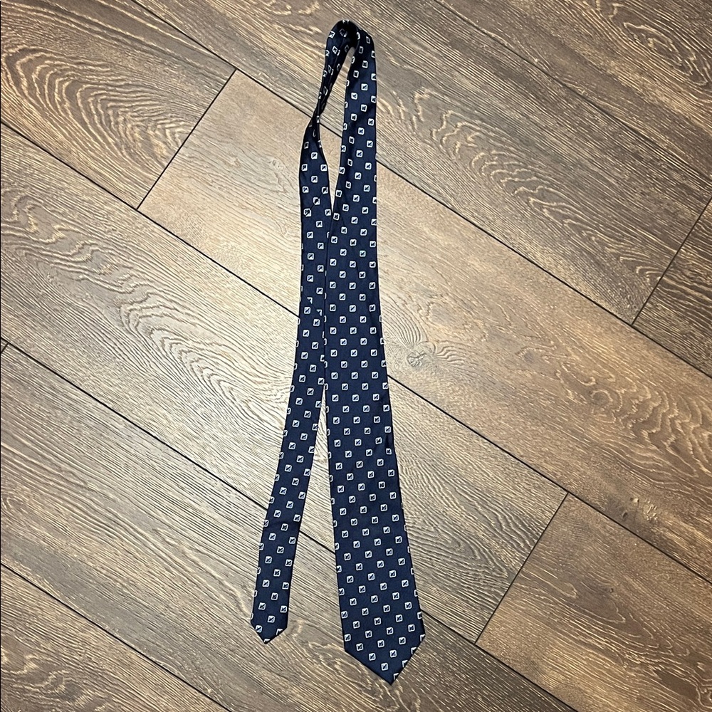 Jos. A. Bank Dark Blue Geometric Men's Tie